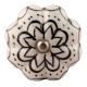 Black Flower Ceramic Wine Stopper